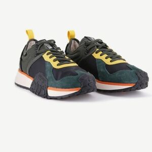 Palladium Women's Multicolor Athletic Sneakers - Green, Yellow, Black